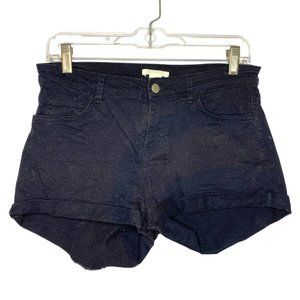 H&M Navy Blue Jean Shorts (Size: 8)